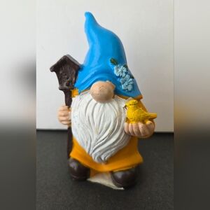 Gnome Figurine 5" Whimsical Forest Home Garden Kitchen Decor